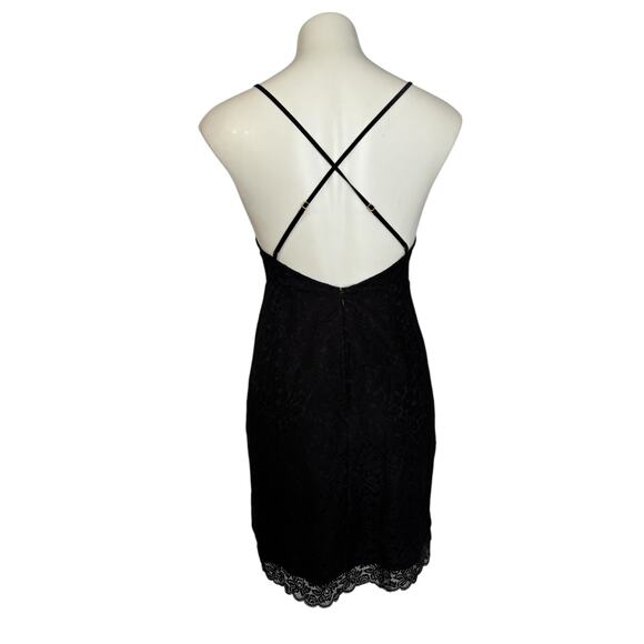 Victoria's Secret Black Lace Babydoll Dress Size Small Whimsigoth Goth Coquette - Picture 6 of 16